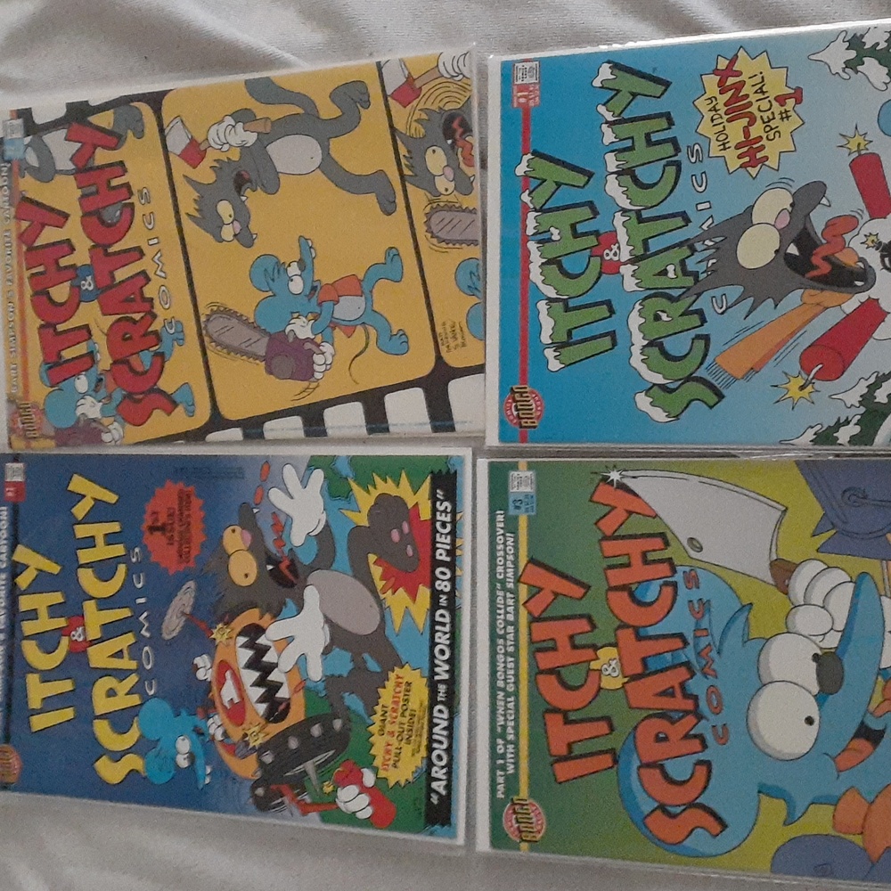 Itchy & Scratchy comics 1-3 (complete set)